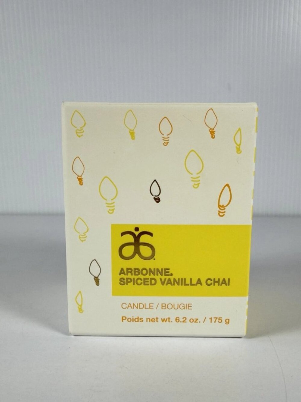 ARBONNE JAR CANDLE SPICED VANILLA CHAI 6.2 oz NIB Limited Edition Scent
